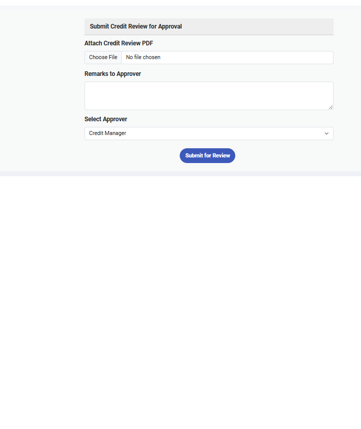Screenshot of credit rating simulation tool
